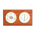 Barometer w/ Thermometer & Hygrometer - Oak